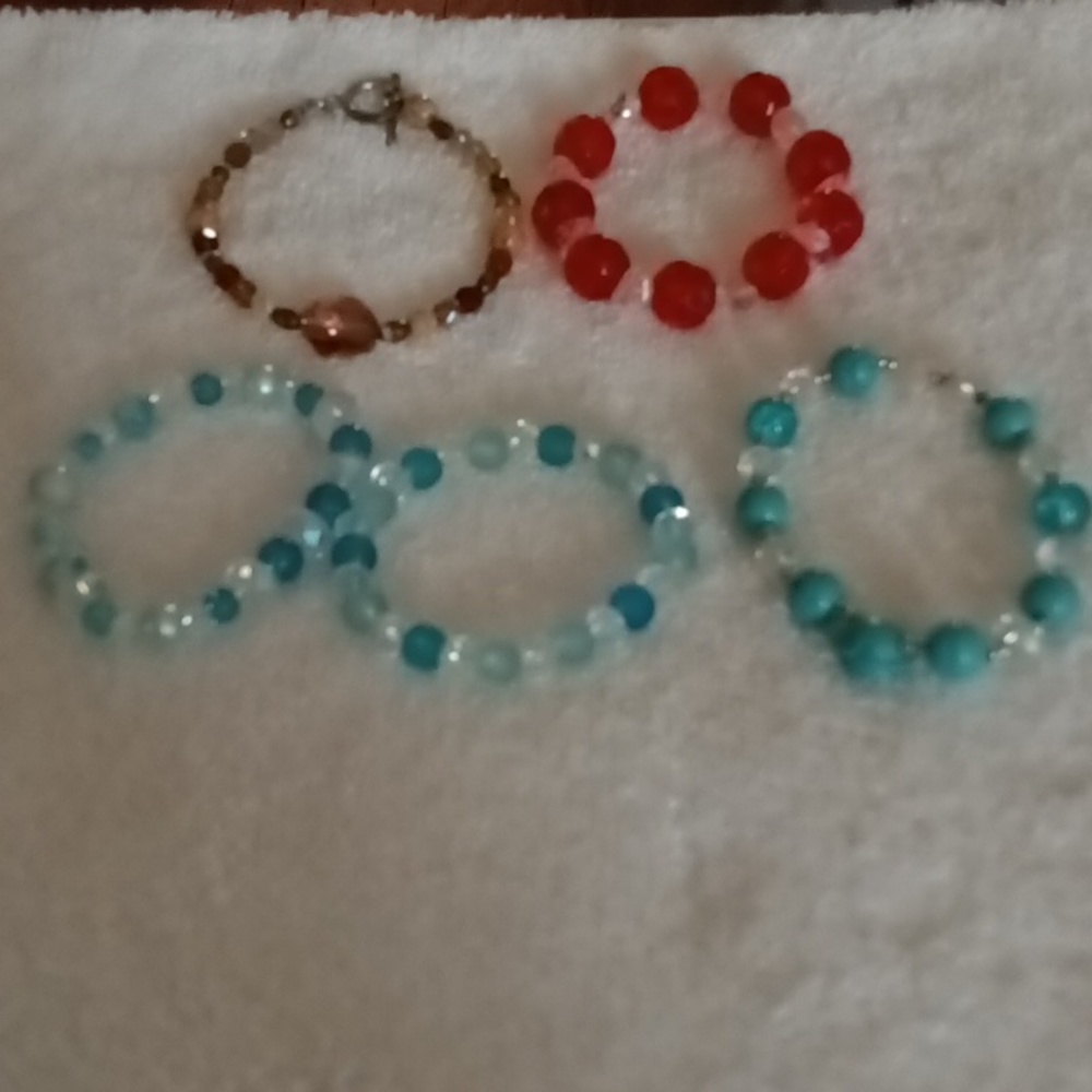 Mixed Lot Of Handcrafted Bracelets